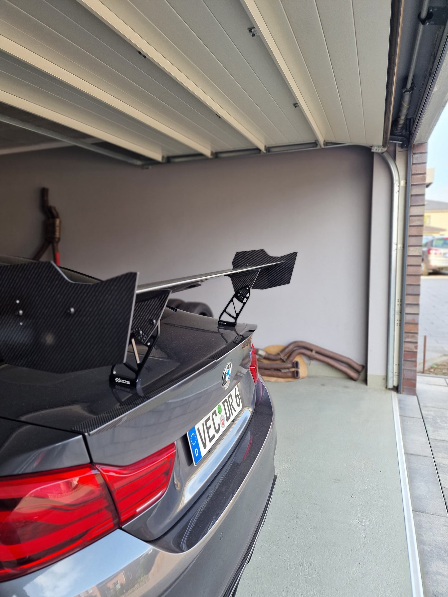 BMW M2/M3/M4 GT4 Carbon Sideplates für Burkhardt Motorsport Heckflügel