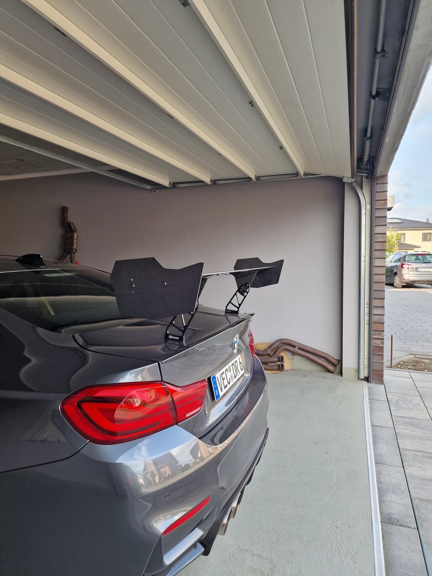 BMW M2/M3/M4 GT4 Carbon Sideplates für Burkhardt Motorsport Heckflügel
