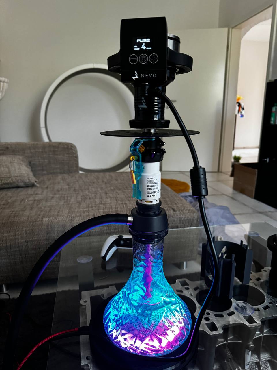 Ambienthookah- LED Shisha Untersetzer mit Appsteuerung