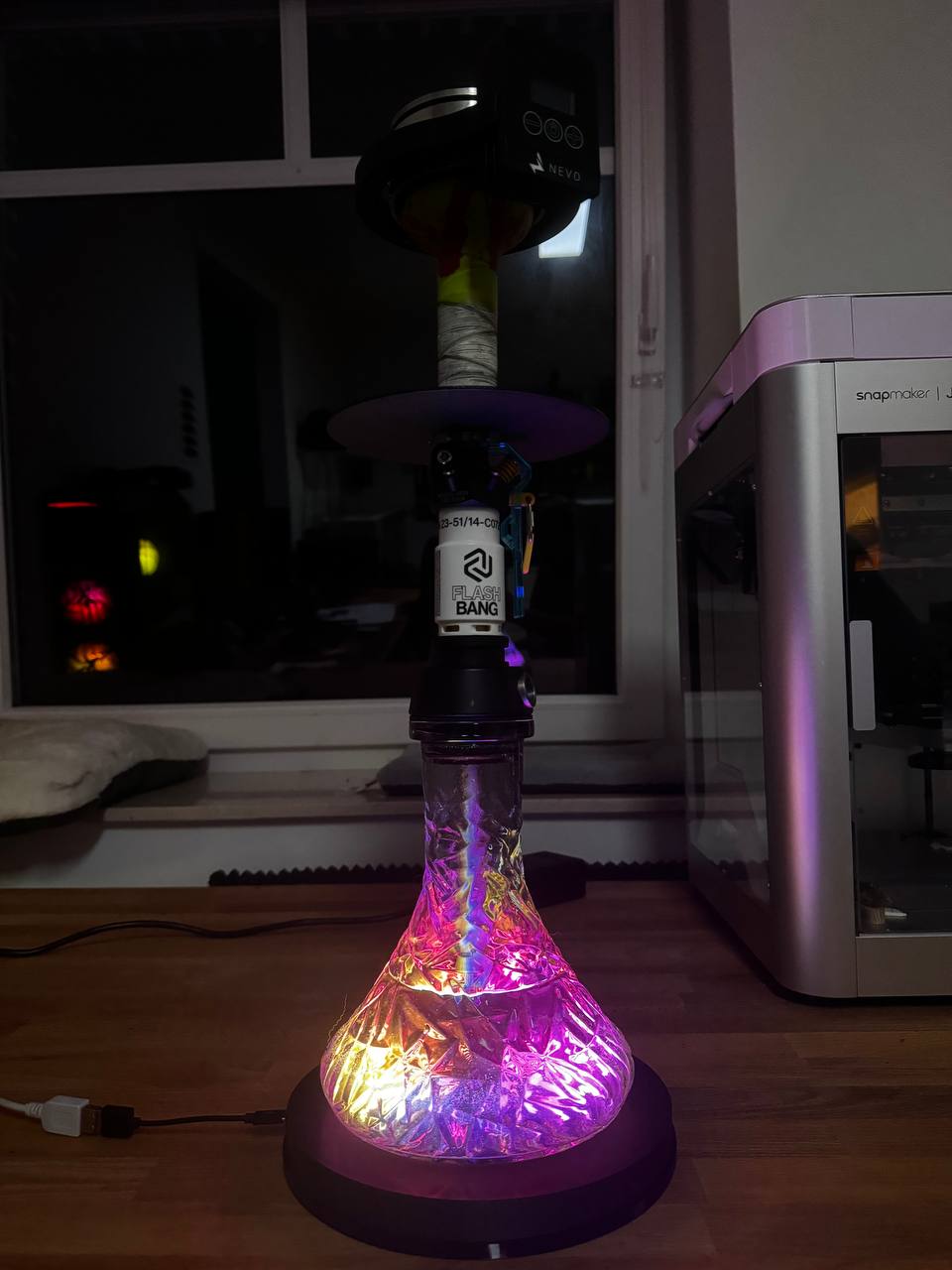 Ambienthookah- LED Shisha Untersetzer mit Appsteuerung