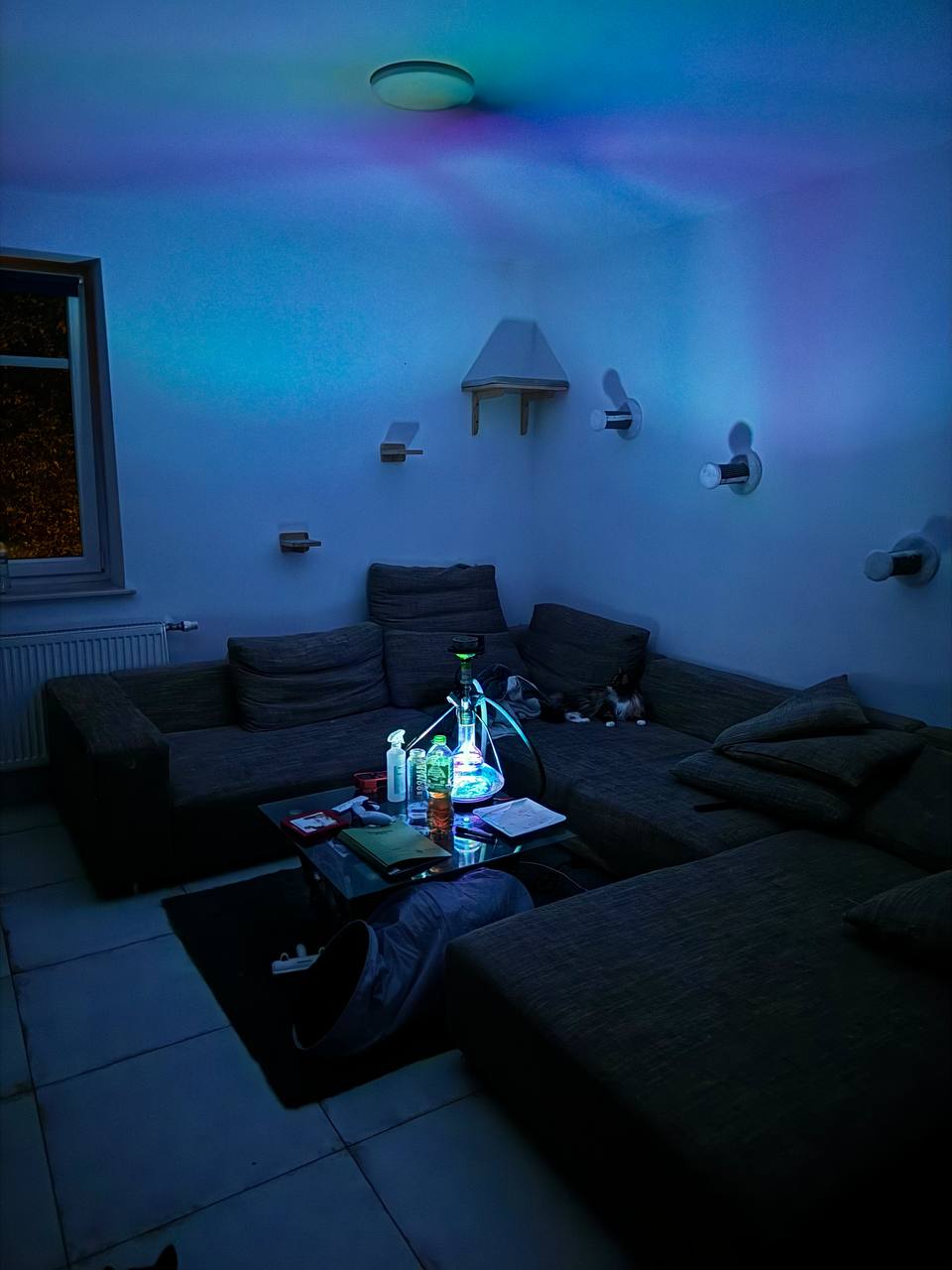 Ambienthookah LED-Shisha-Untersetzer mit Appsteuerung